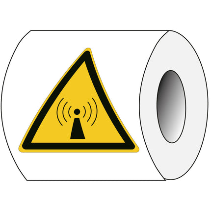 ISO Safety Sign  Warning Nonionizing radiation