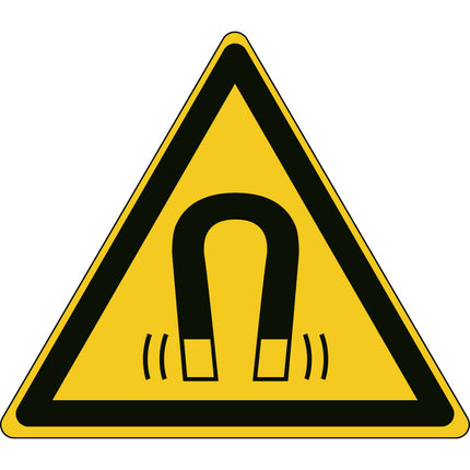 ISO Safety Sign  Warning Magnetic field