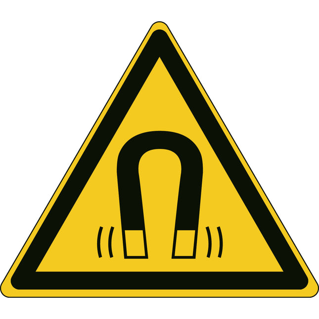 ISO Safety Sign  Warning Magnetic field