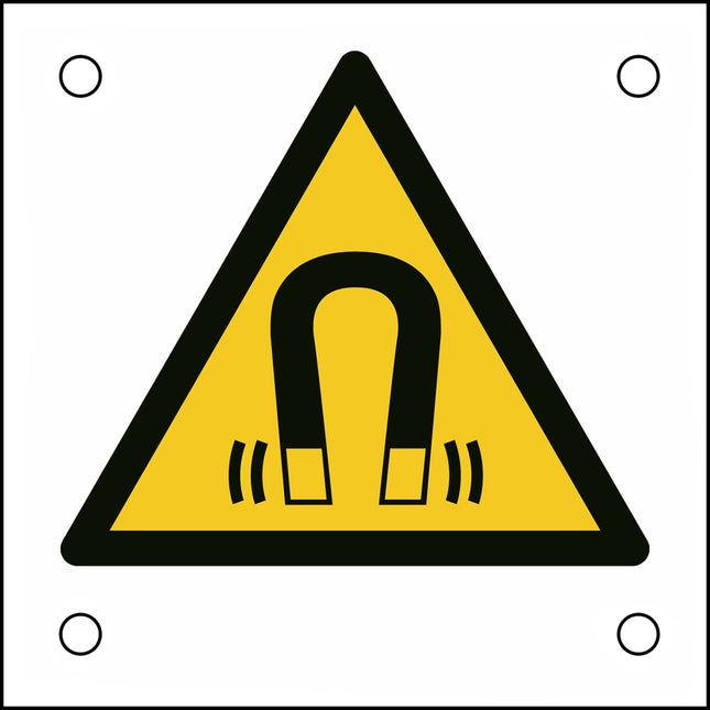 ISO Safety Sign  Warning Magnetic field
