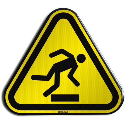 ISO Safety Sign  Warning Floor level obstacle
