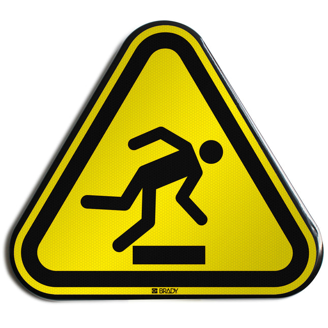 ISO Safety Sign  Warning Floor level obstacle