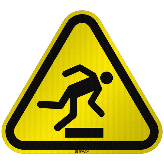 ISO Safety Sign  Warning Floor level obstacle