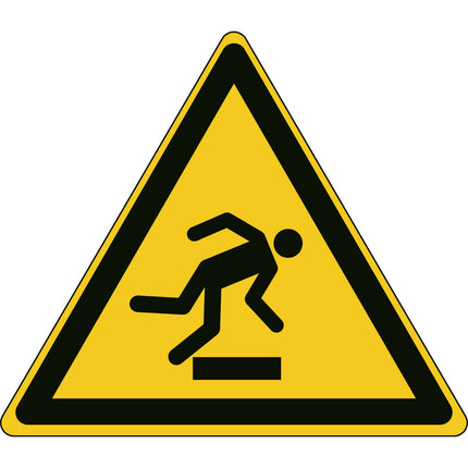ISO Safety Sign  Warning Floor level obstacle