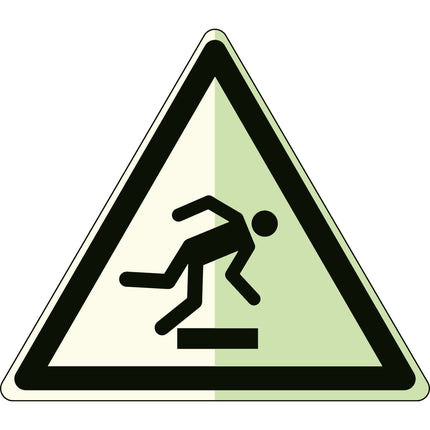 Glowinthedark safety sign