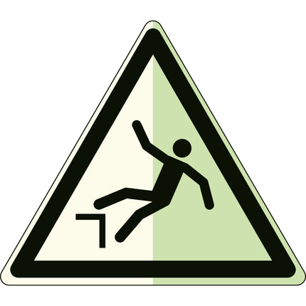 Glowinthedark safety sign