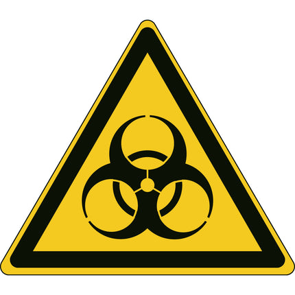 ISO Safety Sign  Warning Biological hazard