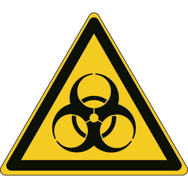 ISO Safety Sign  Warning Biological hazard