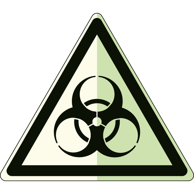 Glowinthedark safety sign