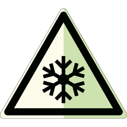 Glowinthedark safety sign