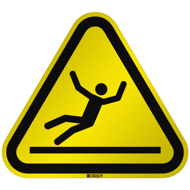 ISO Safety Sign  Warning Slippery surface