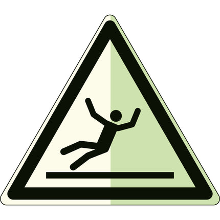 Glowinthedark safety sign