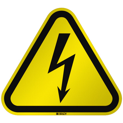 ISO Safety Sign  Warning Electricity