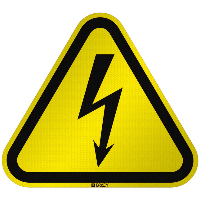 ISO Safety Sign  Warning Electricity