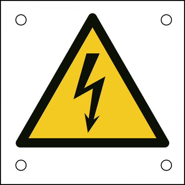 ISO Safety Sign  Warning Electricity