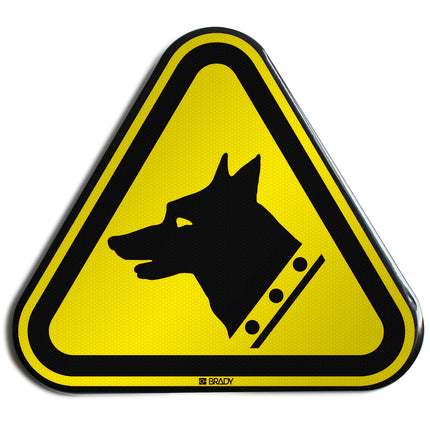ISO Safety Sign  Warning Guard dog