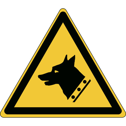 ISO Safety Sign  Warning Guard dog