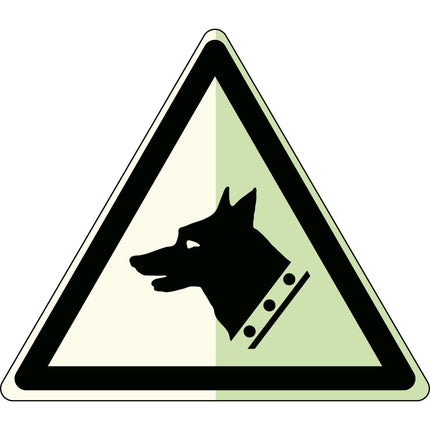 Glowinthedark safety sign