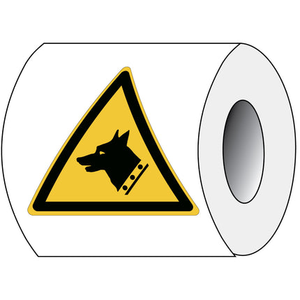 ISO Safety Sign  Warning Guard dog