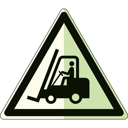 Glowinthedark safety sign
