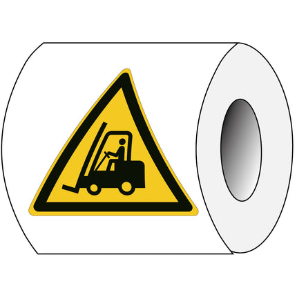 ISO Safety Sign  Warning Fork lift trucks and other industrial vehicles