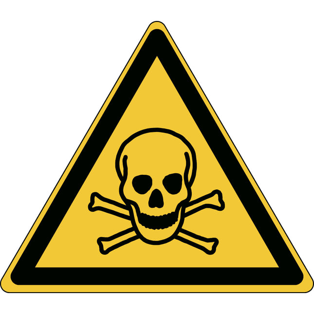 ISO Safety Sign  Warning Toxic material