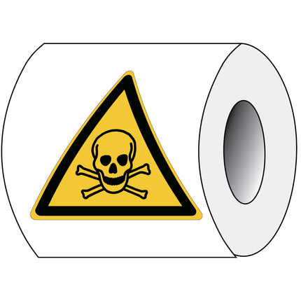 ISO Safety Sign  Warning Toxic material