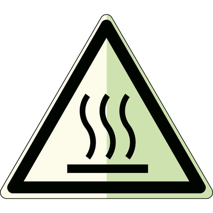 Glowinthedark safety sign