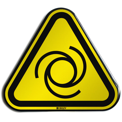 ISO Safety Sign  Warning Automatic startup