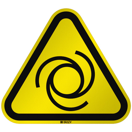 ISO Safety Sign  Warning Automatic startup