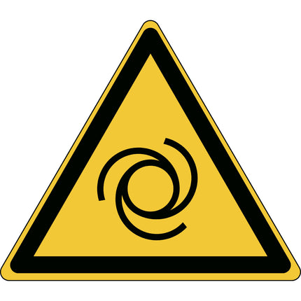 ISO Safety Sign  Warning Automatic startup