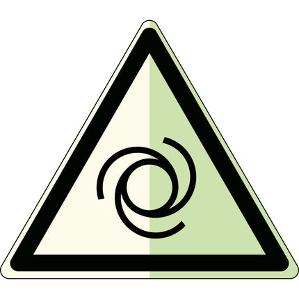 Glowinthedark safety sign