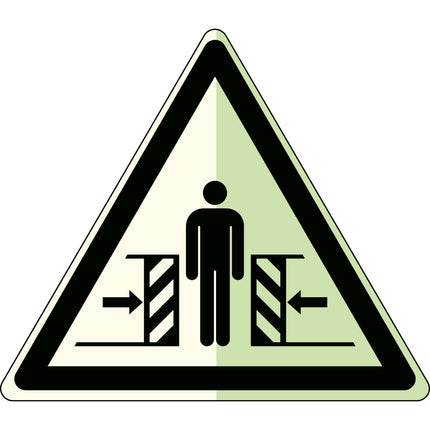 Glowinthedark safety sign