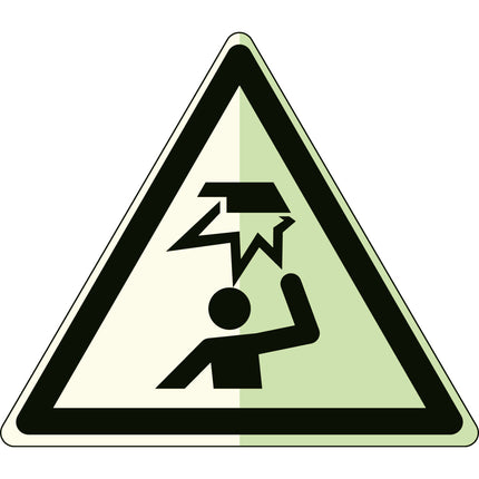 Glowinthedark safety sign