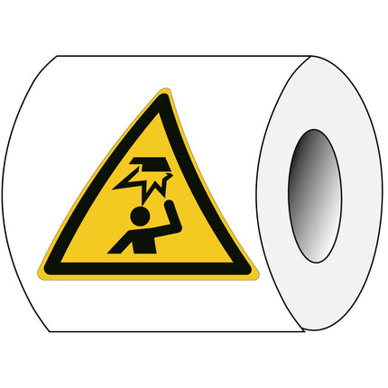 ISO Safety Sign  Warning Overhead obstacles
