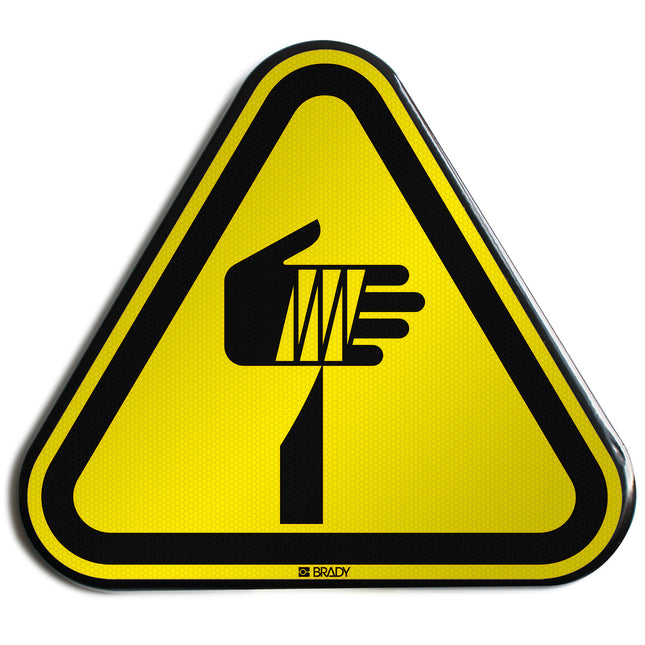 ISO Safety Sign  Warning Sharp elements