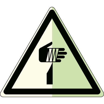 Glowinthedark safety sign