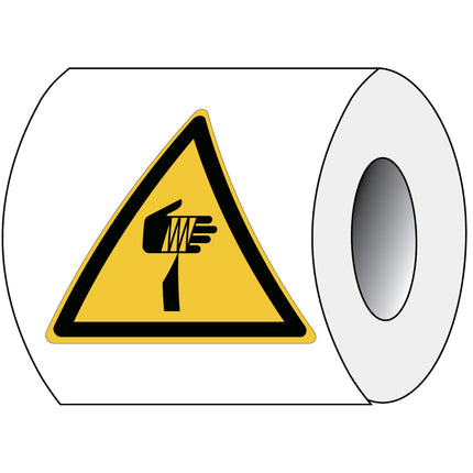 ISO Safety Sign  Warning Sharp elements