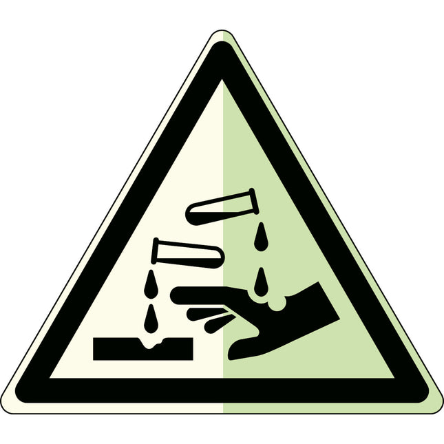 Glowinthedark safety sign