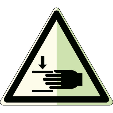 Glowinthedark safety sign