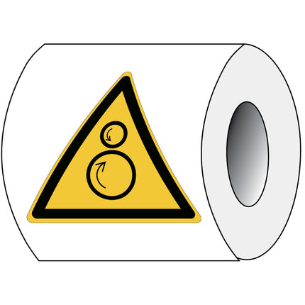 ISO Safety Sign  Warning Counter rotating rollers