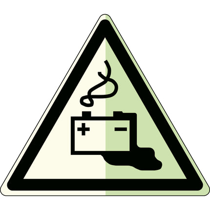 Glowinthedark safety sign