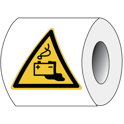 ISO Safety Sign  Warning Battery charging