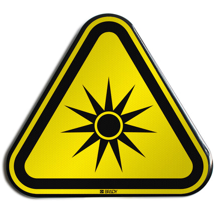 ISO Safety Sign  Warning Optical radiation