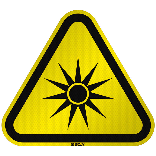 ISO Safety Sign  Warning Optical radiation