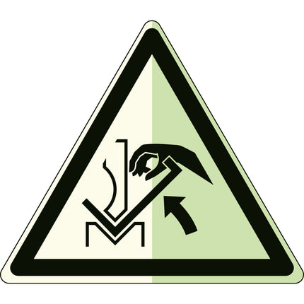 Glowinthedark safety sign