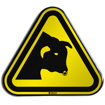 ISO Safety Sign  Warning Bull