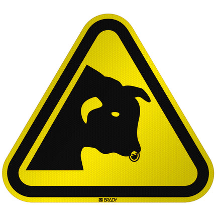 ISO Safety Sign  Warning Bull