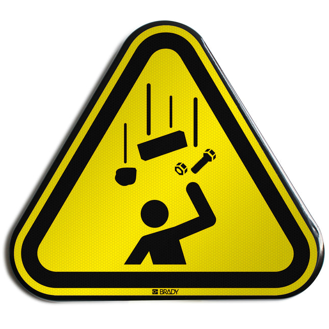 ISO Safety Sign  Warning Falling objects