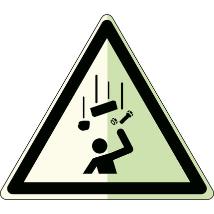 Glowinthedark safety sign